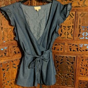 Modcloth tie waist top